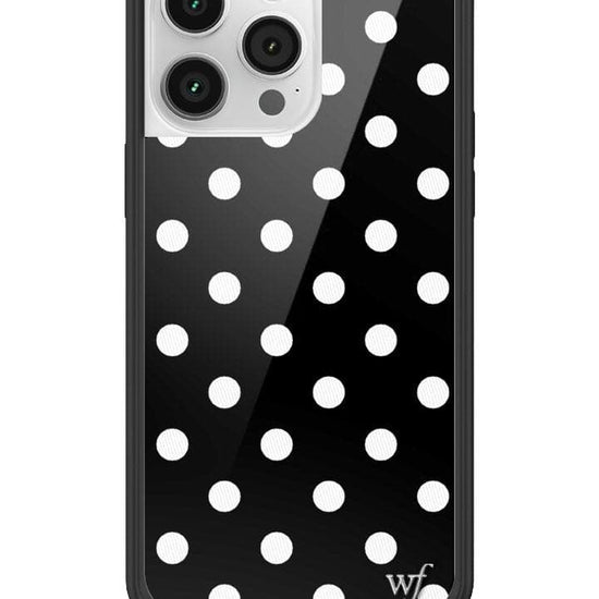 Wildflower Polka Dot | Black and White iPhone 14 Pro Max Case