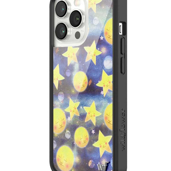 wildflower-iphone-case-13-pro-celestial-dreaming-moon-stars-blue-yellow-white-sweet-universe-fashion