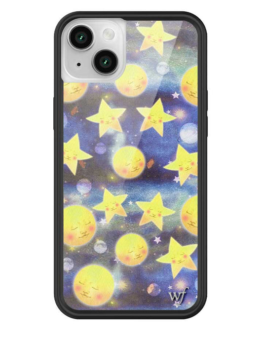 wildflower-iphone-case-14-plus-celestial-dreaming-moon-stars-universe-sky-blue-yellow-smile-fashion