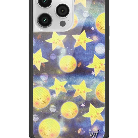 wildflower-iphone-case-14-pro-max-celestial-dreaming-moon-stars-universe-sky-blue-yellow-smile-fashion