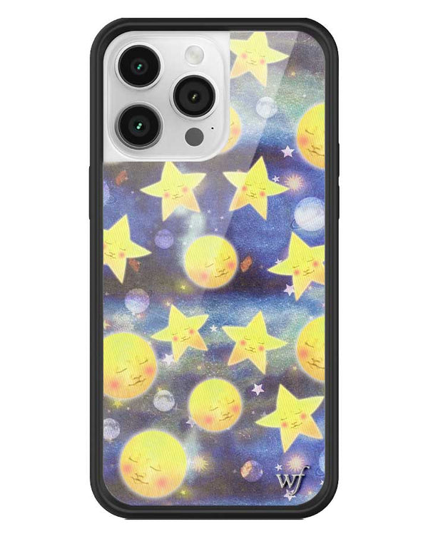 wildflower-iphone-case-14-pro-max-celestial-dreaming-moon-stars-universe-sky-blue-yellow-smile-fashion