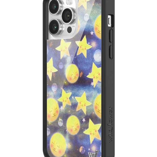 wildflower-iphone-case-14-pro-max-celestial-dreaming-moon-stars-blue-yellow-white-sweet-universe-fashion