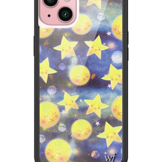 wildflower-iphone-case-15-plus-celestial-dreaming-moon-stars-universe-sky-blue-yellow-smile-fashion