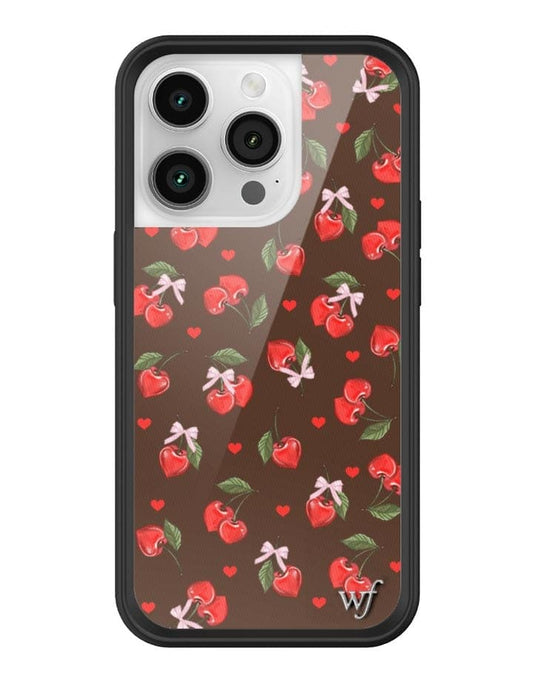 wildflower chocolate cherries iphone 14 pro case