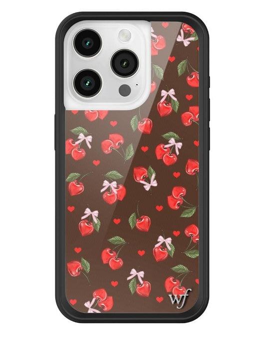 wildflower chocolate cherries iphone 15 pro case