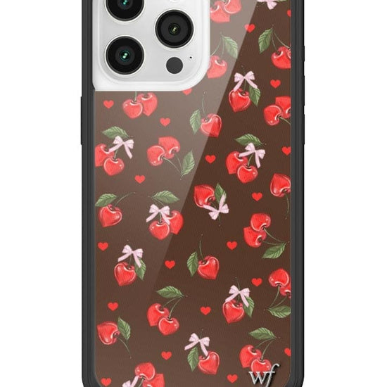 wildflower chocolate cherries iphone 15 pro max case