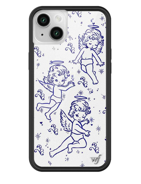 Wildflower Cherubs iPhone 14 Plus Case