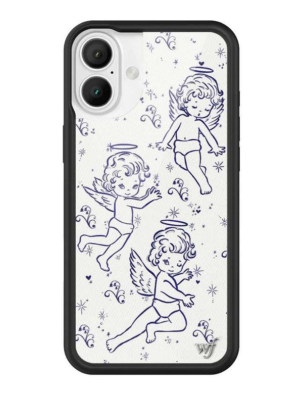 Wildflower Cherubs iPhone 16 Plus Case