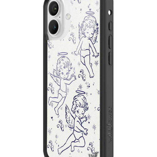 Wildflower Cherubs iPhone 16 Plus Case