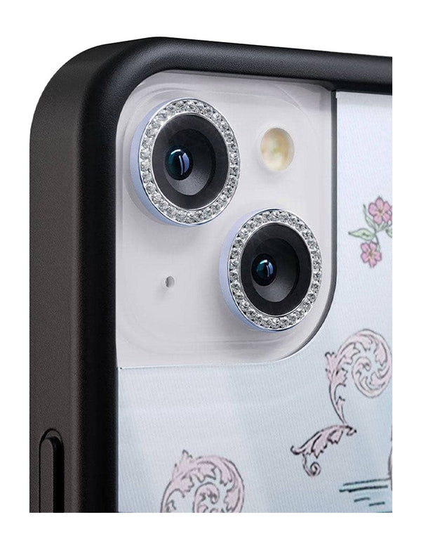 wildflower camera bling blue iphone 15 and 15 plus