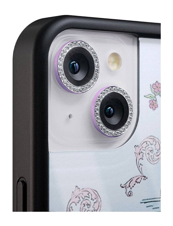 wildflower camera bling purple iphone 15 and 15 plus