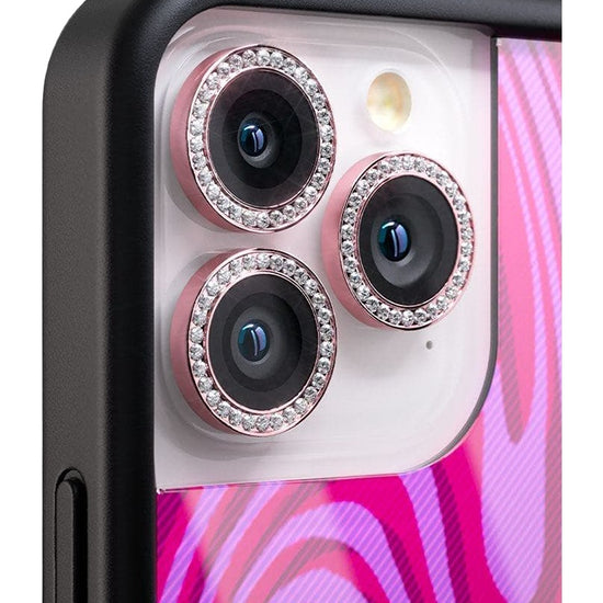 wildflower camera bling pink iphone 16 pro and 16 pro max