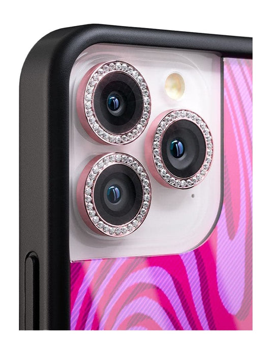 wildflower camera bling pink iphone 16 pro and 16 pro max