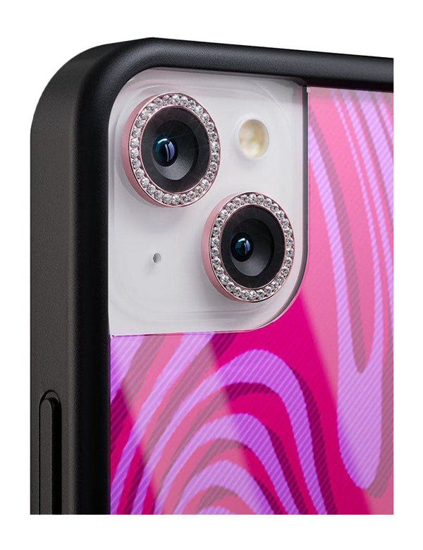 wildflower camera bling pink iphone 16 and 16 plus