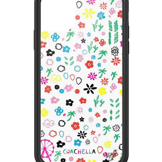 Wildflower Coachella White iPhone 11 Case