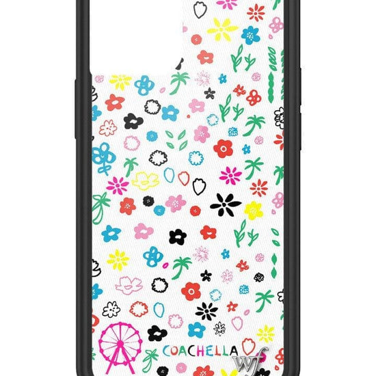 Wildflower Coachella White iPhone 12 Mini Case