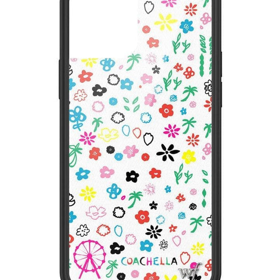 Wildflower Coachella White iPhone 12 / 12 Pro Case