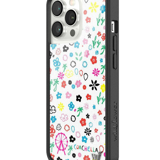 Wildflower Coachella White iPhone 13 Pro Case