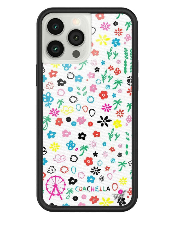 Wildflower Coachella White iPhone 13 Pro Max Case