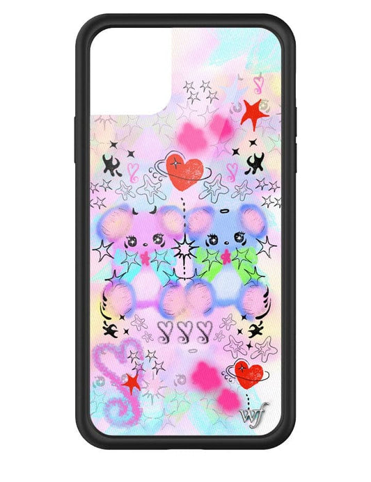 wildflower cotton candy teddies iphone 11 pro max case