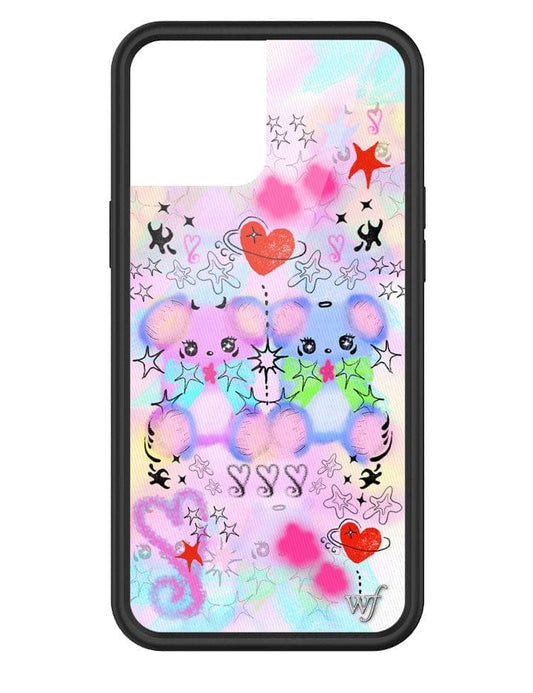 wildflower cotton candy teddies iphone 12 pro max case