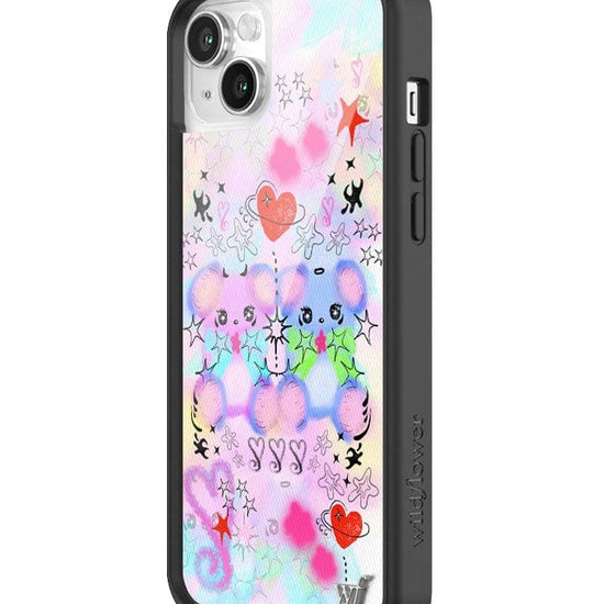 Wildflower Cotton Candy Teddies iPhone 14 Case