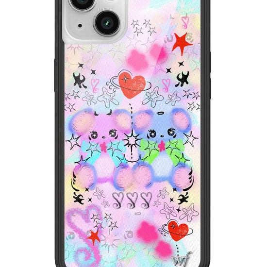 Wildflower Cotton Candy Teddies iPhone 14 Plus Case