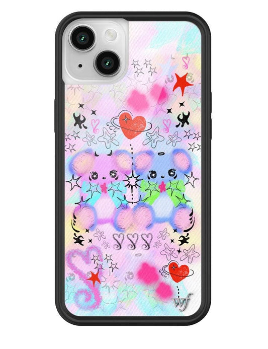 Wildflower Cotton Candy Teddies iPhone 14 Plus Case