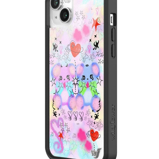 Wildflower Cotton Candy Teddies iPhone 14 Plus Case