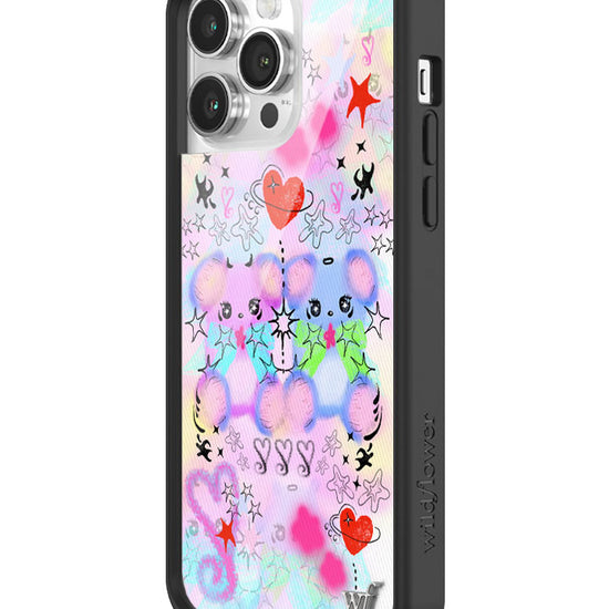 Wildflower Cotton Candy Teddies iPhone 14 Pro Max Case