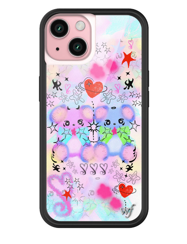 Wildflower Cotton Candy Teddies iPhone 15 Case