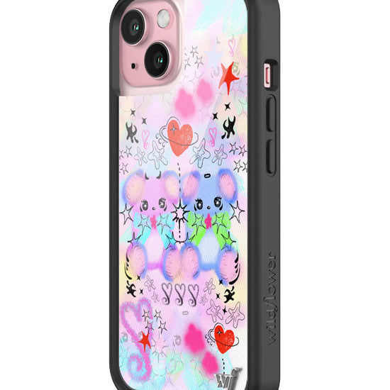 Wildflower Cotton Candy Teddies iPhone 15 Case