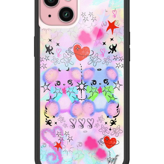 Wildflower Cotton Candy Teddies iPhone 15 Plus Case