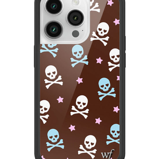 Wildflower Cross Bones iPhone 14 Pro Case