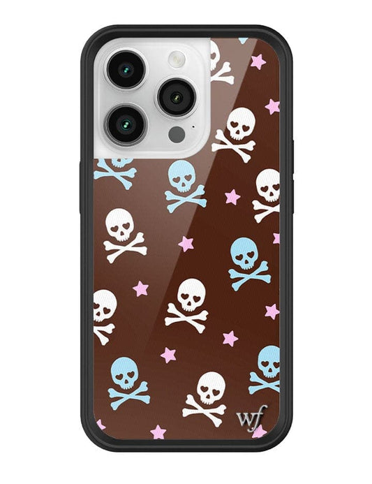 Wildflower Cross Bones iPhone 14 Pro Case