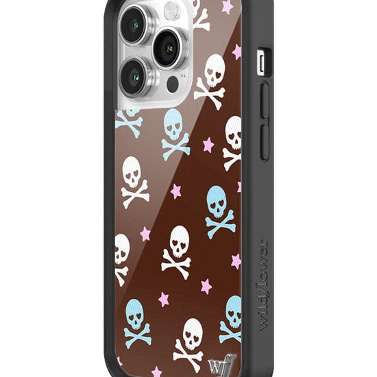 Wildflower Cross Bones iPhone 14 Pro Case