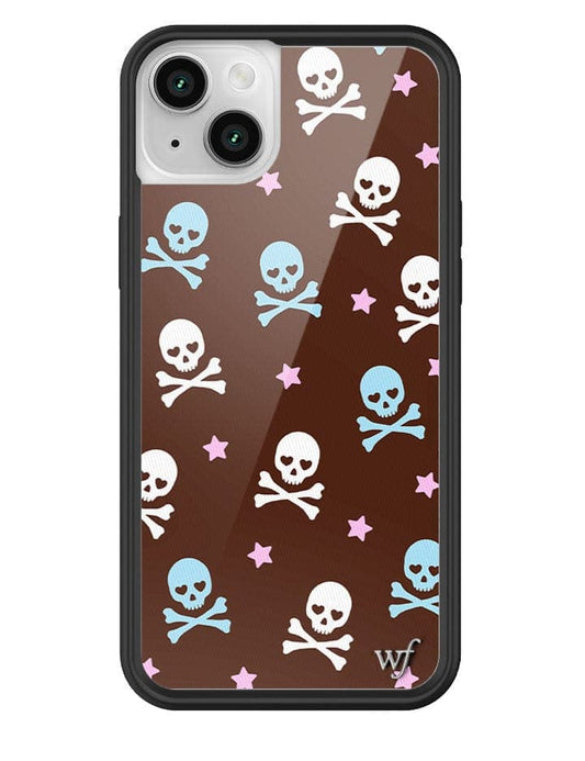 Wildflower Cross Bones iPhone 14 Plus Case