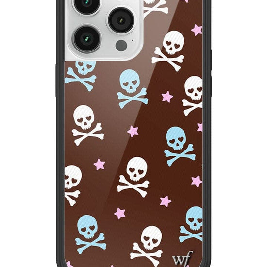 Wildflower Cross Bones iPhone 14 Pro Max Case