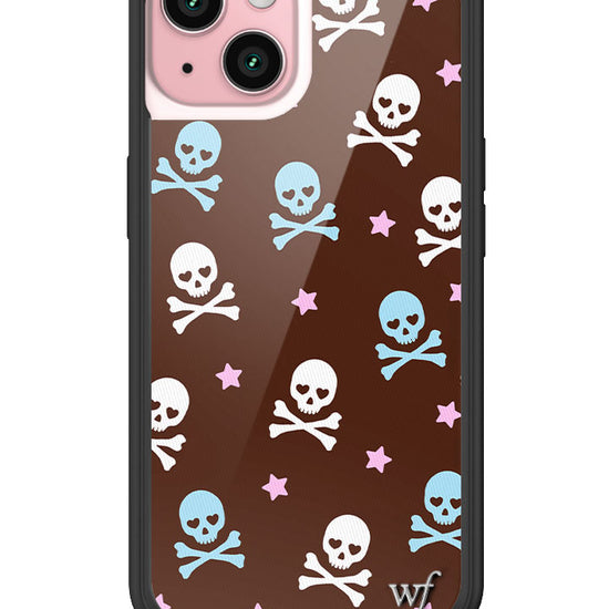 Wildflower Cross Bones iPhone 15 Case