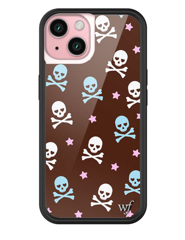 Wildflower Cross Bones iPhone 15 Case