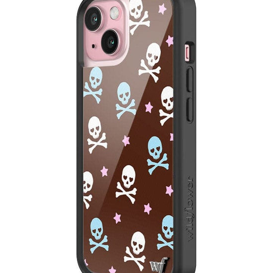 Wildflower Cross Bones iPhone 15 Case