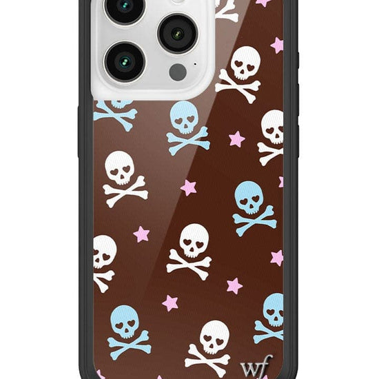 Wildflower Cross Bones iPhone 15 Pro Case