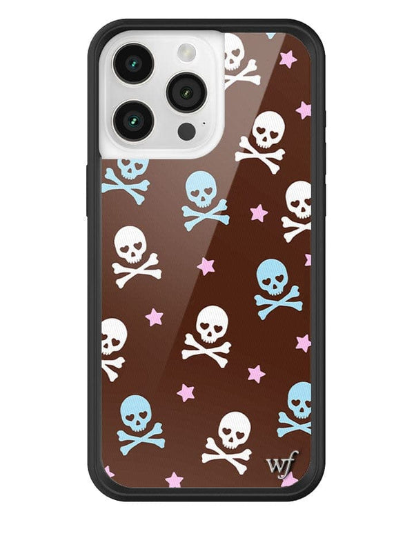 Wildflower Cross Bones iPhone 15 Pro Max Case