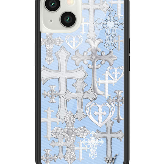 Wildflower Cross Girl iPhone 13 Case