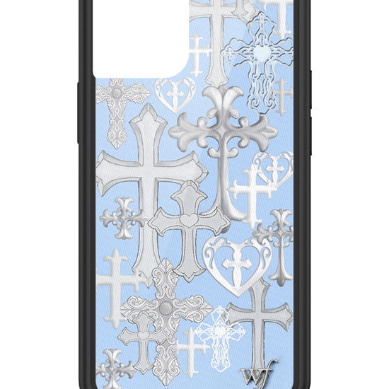 Wildflower Cross Girl iPhone 13 Mini Case