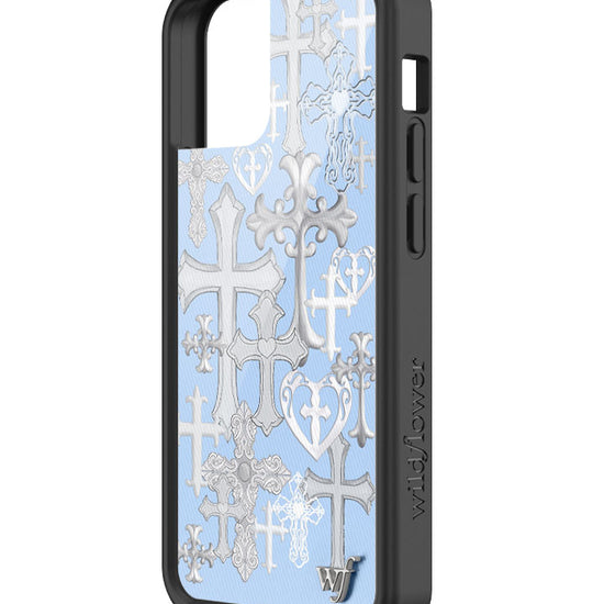 Wildflower Cross Girl iPhone 13 Mini Case