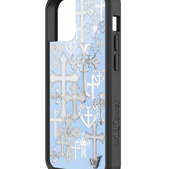 Wildflower Cross Girl iPhone 13 Mini Case