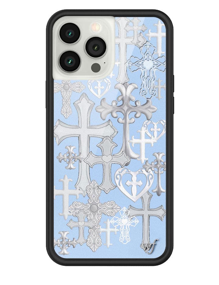 Wildflower Cross Girl iPhone 13 Pro Max Case