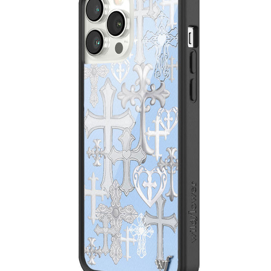 Wildflower Cross Girl iPhone 13 Pro Max Case