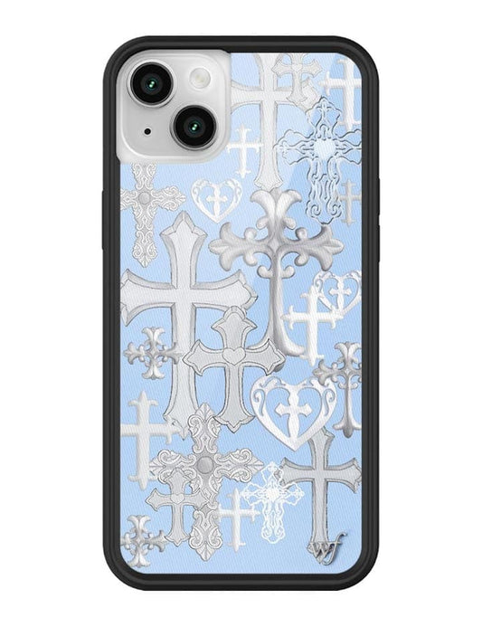 Wildflower Cross Girl iPhone 14 Case